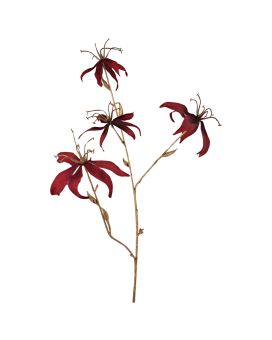 Gloriosa Flor Artificial 80cm Roja