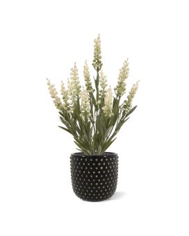 Planta artificial Lavanda 30cm UV crema