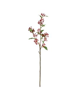 Rama artificial Malus Sargentii 75cm rojo