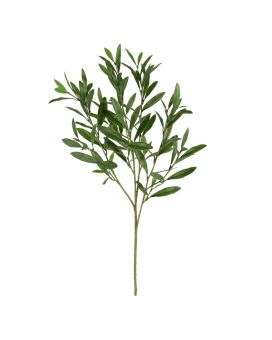 Rama artificial de olivo 70cm - verde oscuro - resistente a los rayos UV