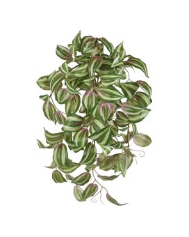 Tradescantia Tricolor planta colgante artificial 45cm