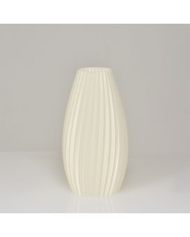 Jasmin 3D vaas 19x10cm Wit