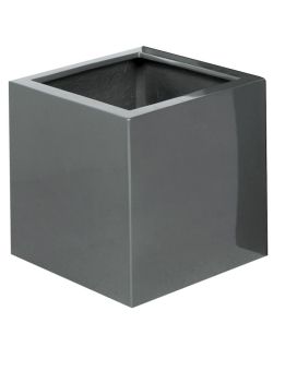 El Salvador gris brillante H30 x B30 x D30 cm