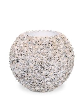 Maceta BEACH 30x30 cm - concha blanca