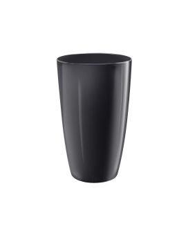 Bruselas diamante redondo alto 32cm negro mate
