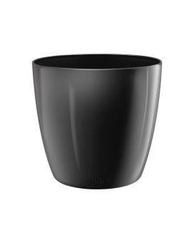 Bruselas diamante redondo 16cm negro mate