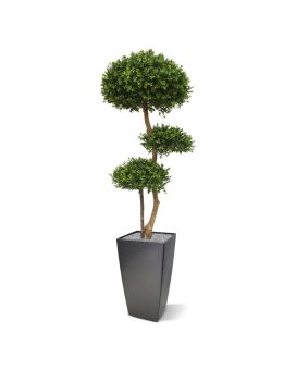 Boj bulbo deluxe x3 planta artificial 140cm - resistente a los rayos UV