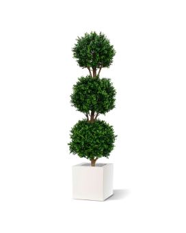 Boj bulbo deluxe x3 planta artificial 175cm - resistente a los rayos UV