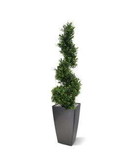 Árbol artificial espiral de boj de lujo 100cm - Resistente a los rayos UV