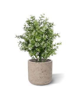 Eucalipto 30cm UV Blanco/Verde