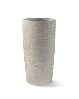 Grigio Vase Tall L 47x90 White-Concrete