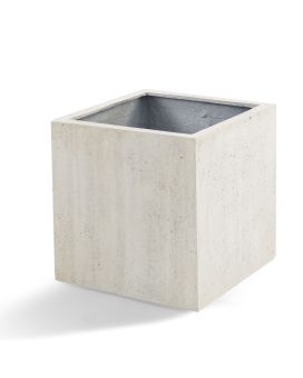 Grigio Cube S 30x30x30 Blanco-Hormigón