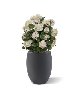 Planta bola Geranio artificial 50cm UV crema