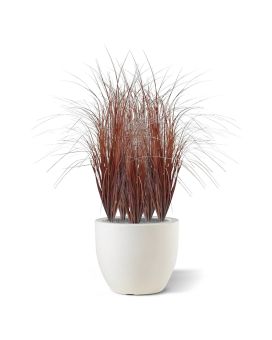 Ramo de hierba 80 cm rojo