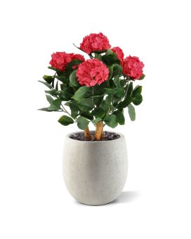 Hortensia Planta Artificial UV Deluxe 65cm Cerise
