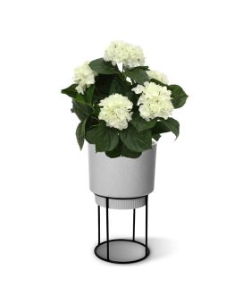 Hortensia deluxe planta artificial 45cm - crema