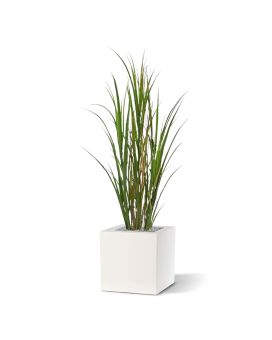 Cesped artificial deluxe 120cm - verde - resistente a los rayos UV