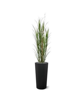 Planta de césped artificial Reed deluxe 165cm - verde - resistente a los rayos UV