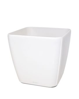 Lechuza Quadro maceta ornamental 35x35x33 cm blanco
