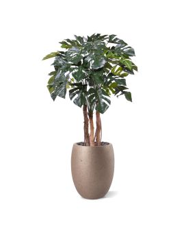 Planta artificial Monstera Deluxe 120cm sobre tronco