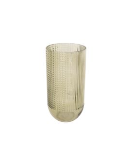 Florero Attract grande 30x 15cm - verde musgo