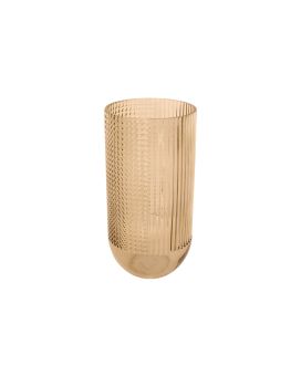 Florero Attract grande 30x 15cm - marrón arena