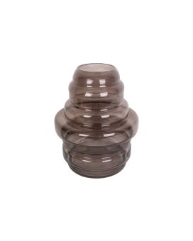 Florero Distinct 25x 20 cm - marrón chocolate