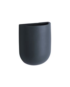 Maceta Oval 19x 14,8x 7 cm - azul oscuro