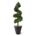Planta artificial espiral de boj deluxe 140cm - resistente a los rayos UV