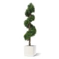 Planta artificial espiral de boj deluxe 170cm - resistente a los rayos UV