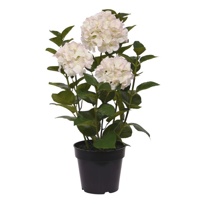 Hortensia Planta artificial en maceta 65cm Blanco main product photo