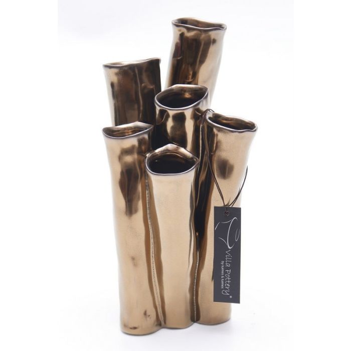 Jarrón New Juul porcelana 13x25cm dorado main product photo