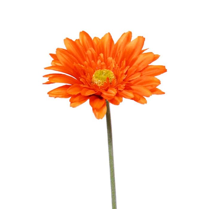 Flor de tallo artificial Gerbera 60 cm naranja main product photo