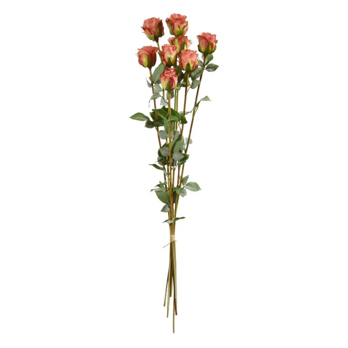 Ramo de rosas artificiales x8 70 cm rosa main product photo