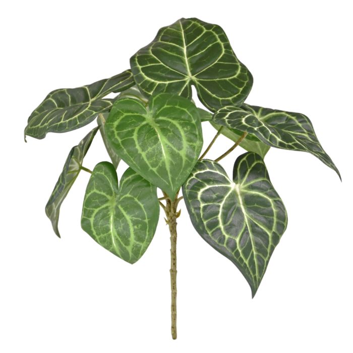 Anthurium Clarinervium artificiel bouquet 30cm main product photo