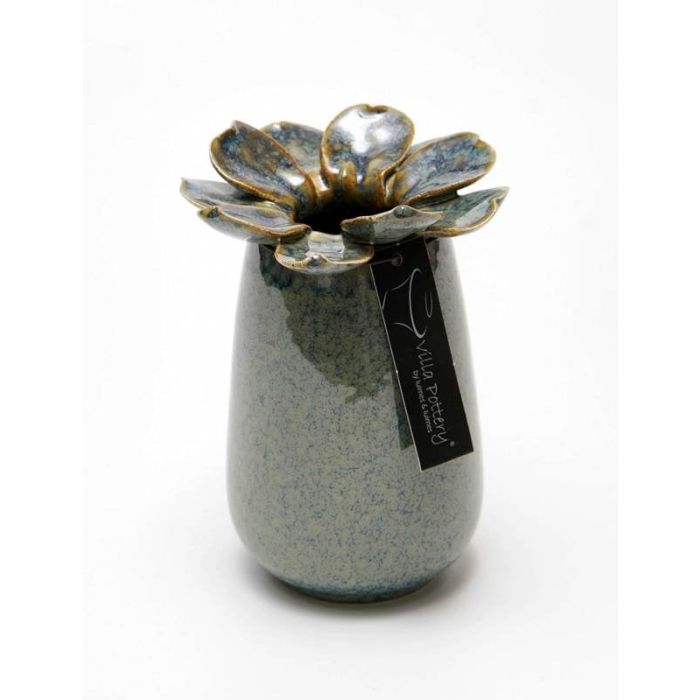 Jarrón Madelief porcelana 8x13cm azul main product photo