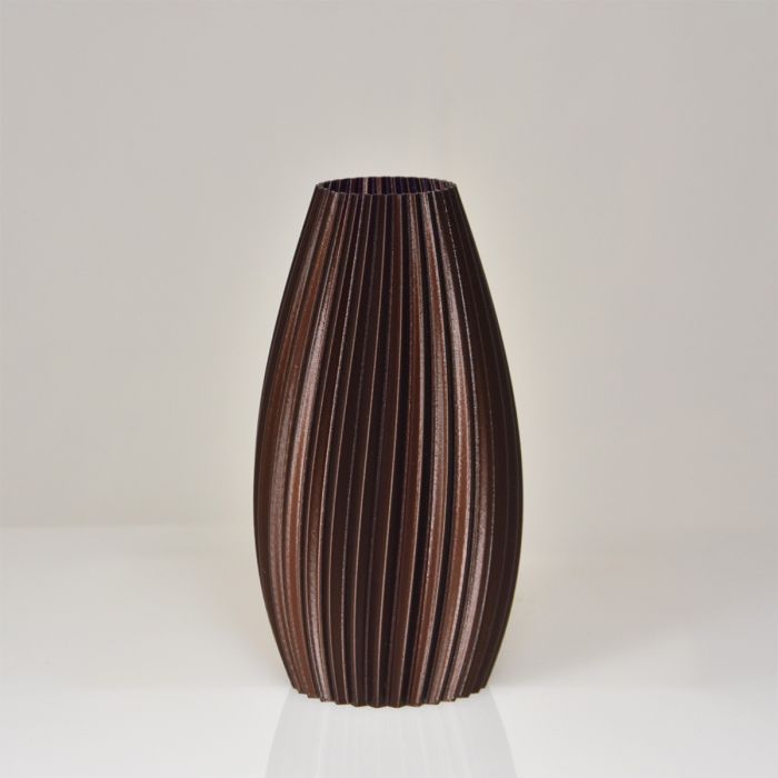 Jasmin 3D vaas 19x10cm Bronze Metallic main product photo