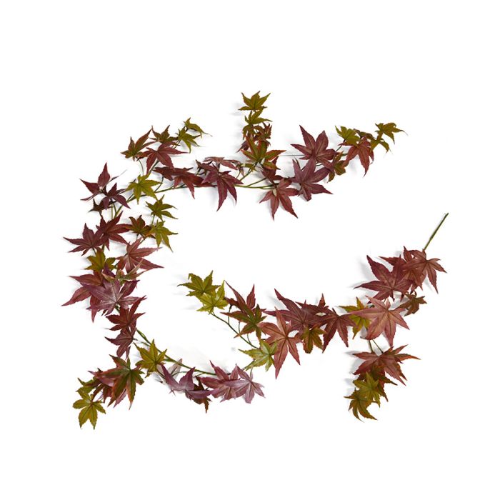 Guirnalda artificial Arce otoño 180 cm burdeos main product photo