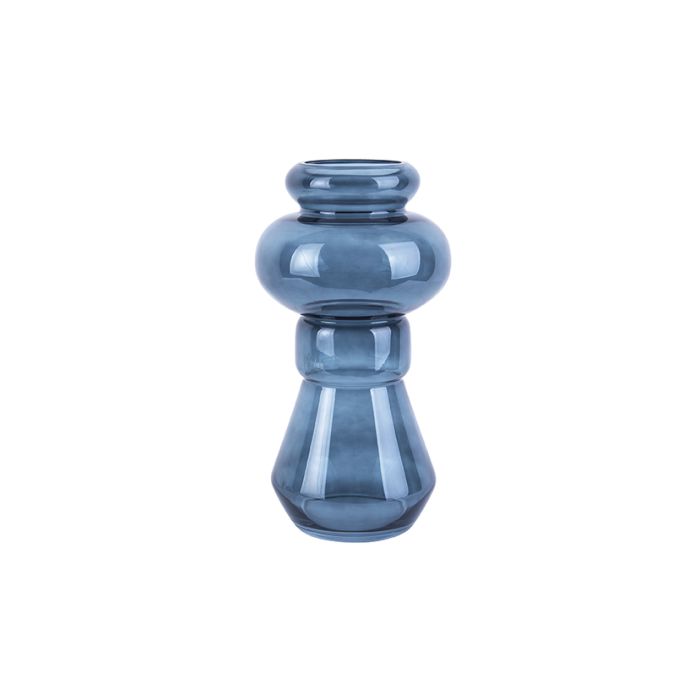 Bloemenvaas Morgana medium 35x 18 cm – donkerblauw main product photo