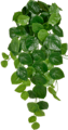 Plantas artificiales colgantes