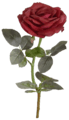Flores artificiales y follaje
